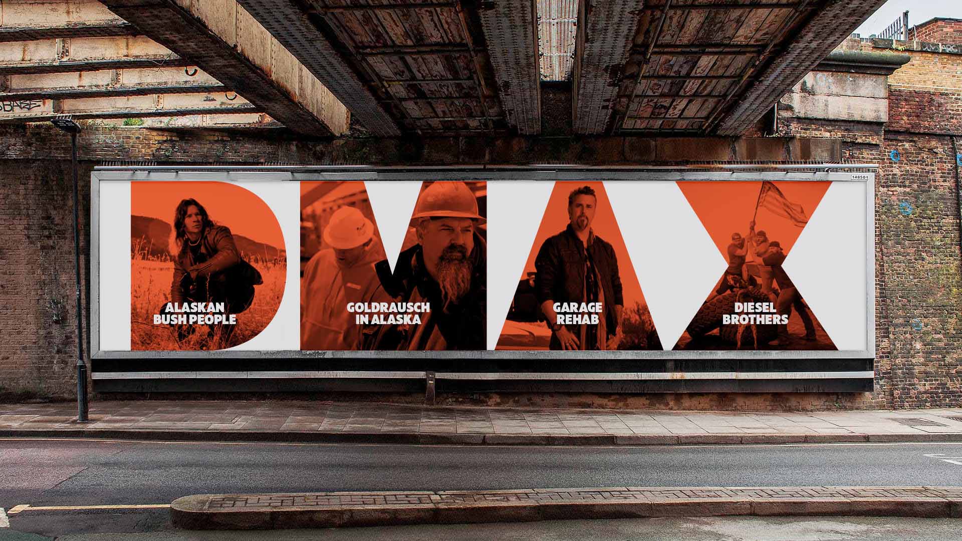 DMAX Channel Rebrand.
