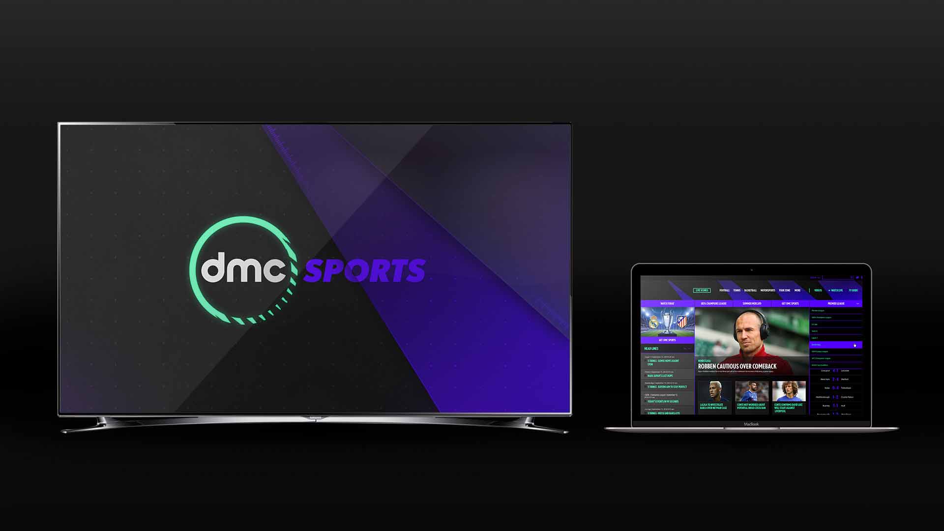 DMC Sports Channel Rebrand.