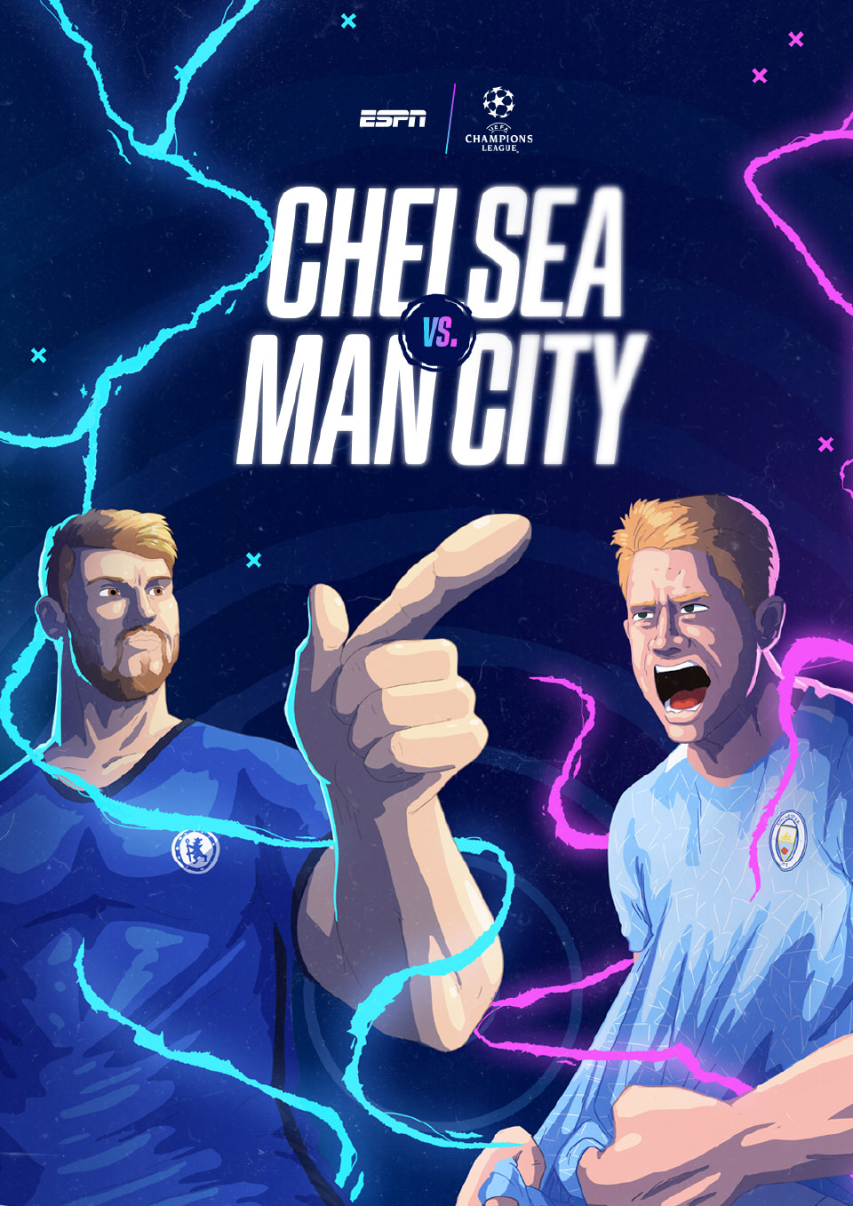 ESPN Champions League. Loud Event Rebrand.