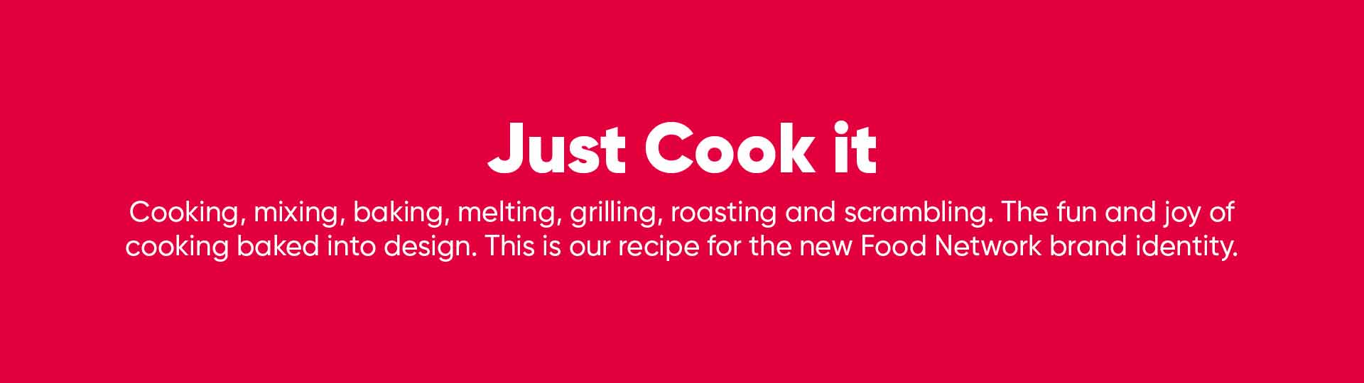 Food Network. A new sensory experience.