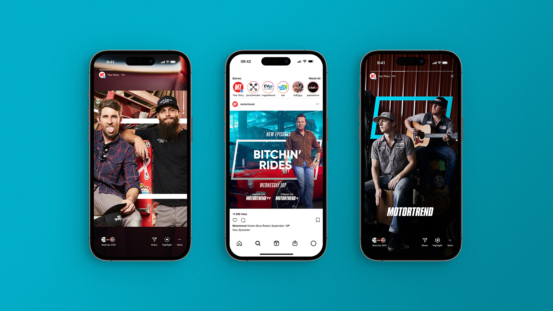 Motortrend Automotive Network Brand Design.