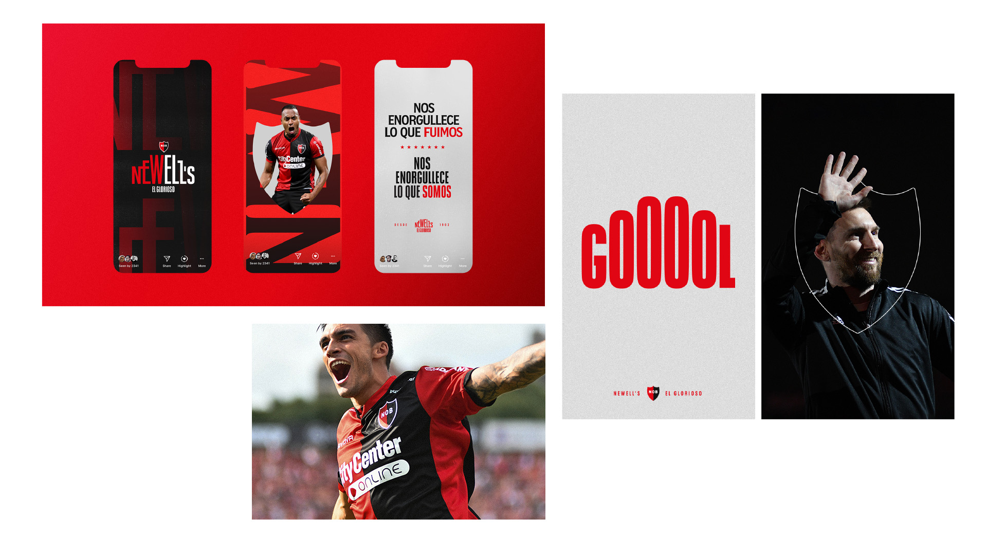 Newell's El Glorioso Brand Identity.